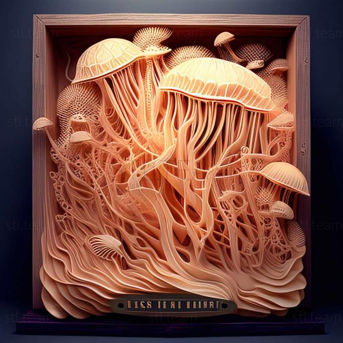 3D model jellyfish (STL)